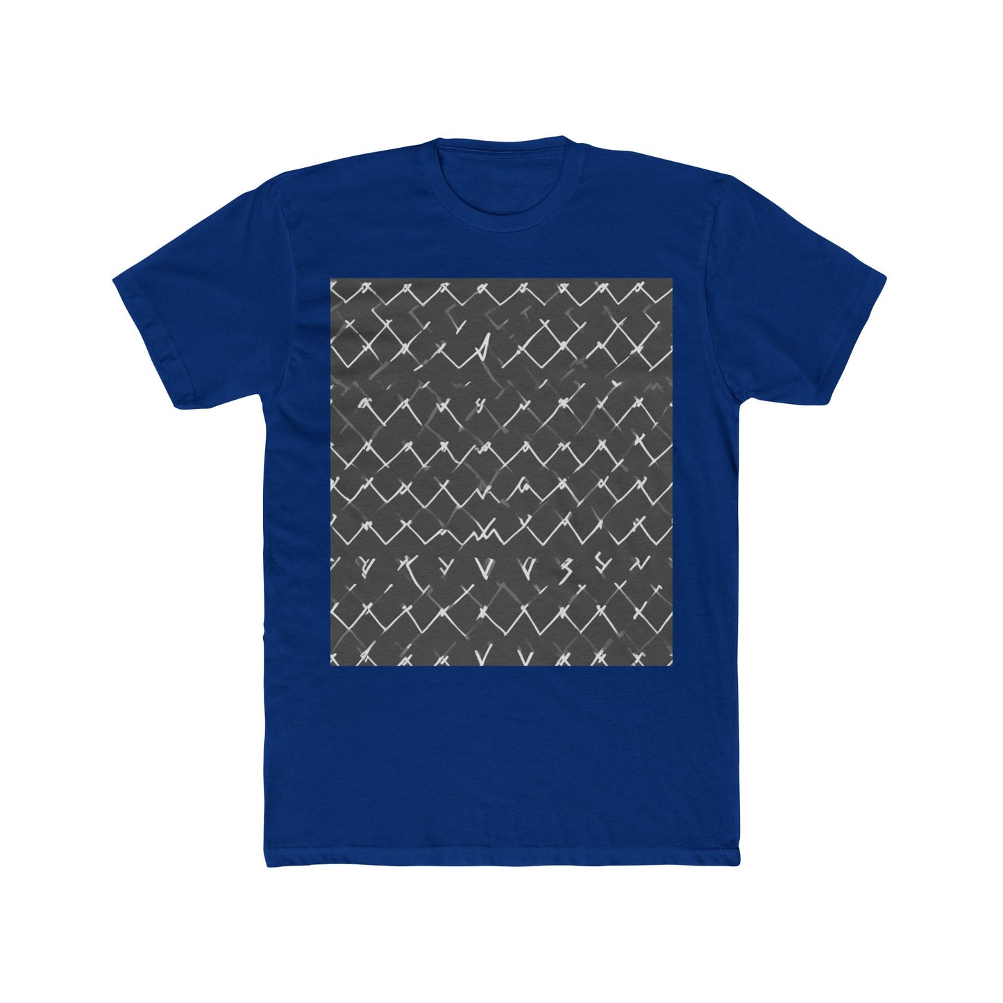 boostlete-am-crew-pattern-ekg-bold-0047 — Unisex Cotton Crew Tee (NL 3600)