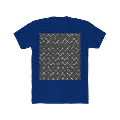 boostlete-am-crew-pattern-ekg-bold-0047 — Unisex Cotton Crew Tee (NL 3600)