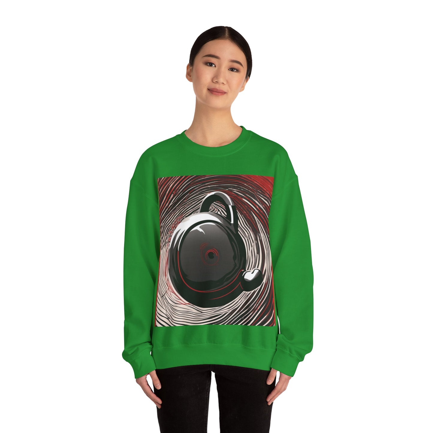 boostlete-am-crew-scene-kettlebell-motion-vector-0224 — Unisex Heavy Blend Crewneck Sweatshirt (Gildan)