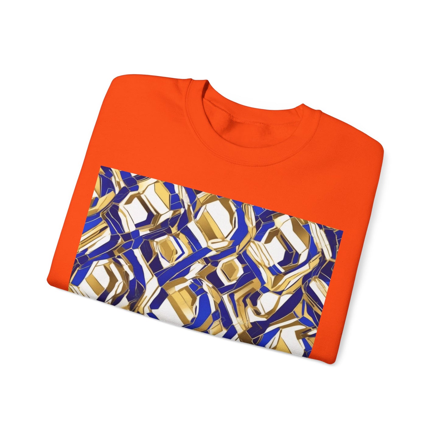 boostlete-boost-mode-pattern-hex-athletic-0611 — Unisex Heavy Blend Crewneck (G18000)