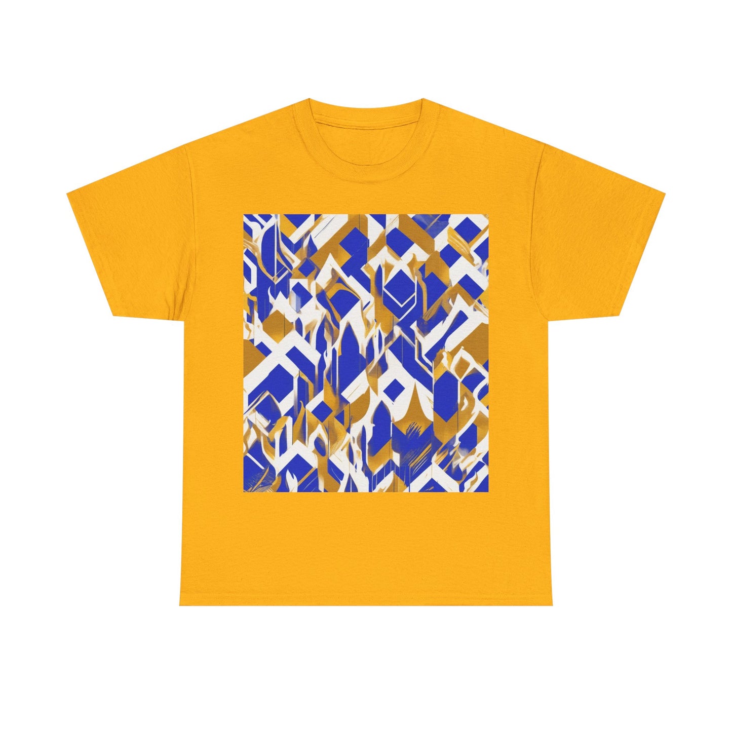 boostlete-field-day-icon-flame-glitch-geometric-0090 — Unisex Heavy Cotton Tee (Gildan 5000)