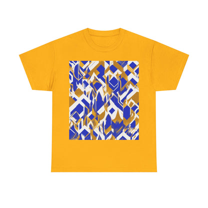 boostlete-field-day-icon-flame-glitch-geometric-0090 — Unisex Heavy Cotton Tee (Gildan 5000)
