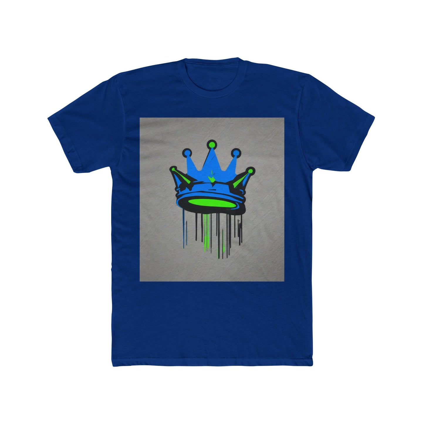 boostlete-mile-by-mile-icon-crown-matte-industrial-0162 — Unisex Cotton Crew Tee (NL 3600)