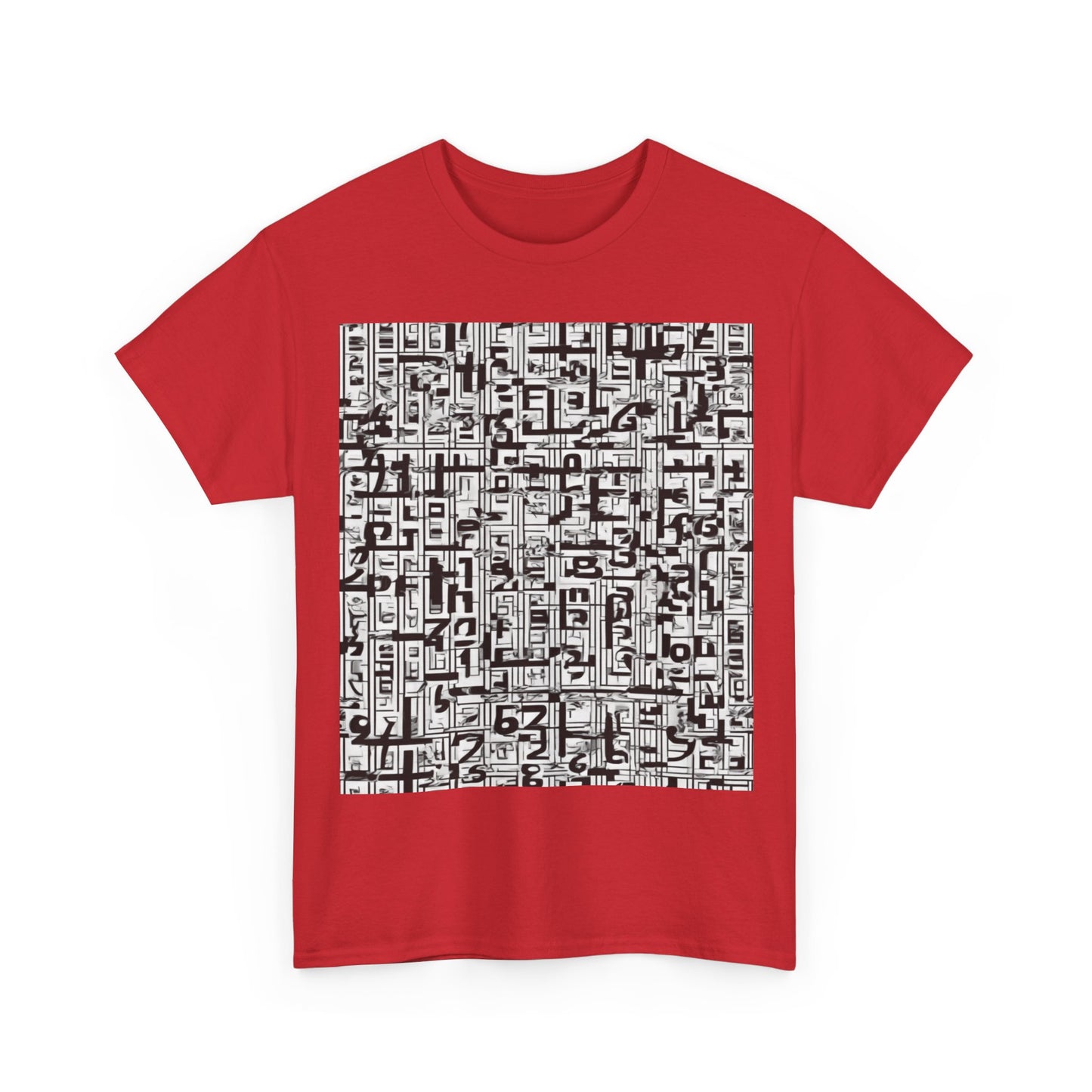 boostlete-boost-mode-pattern-plate-number-engraved-0103 — Unisex Heavy Cotton Tee (Gildan 5000)