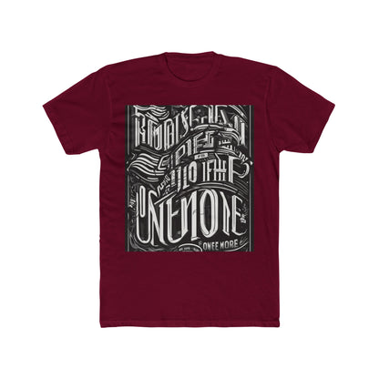 boostlete-mile-by-mile-type-one-more-split-line-art-0001 — Unisex Cotton Crew Tee (NL 3600)