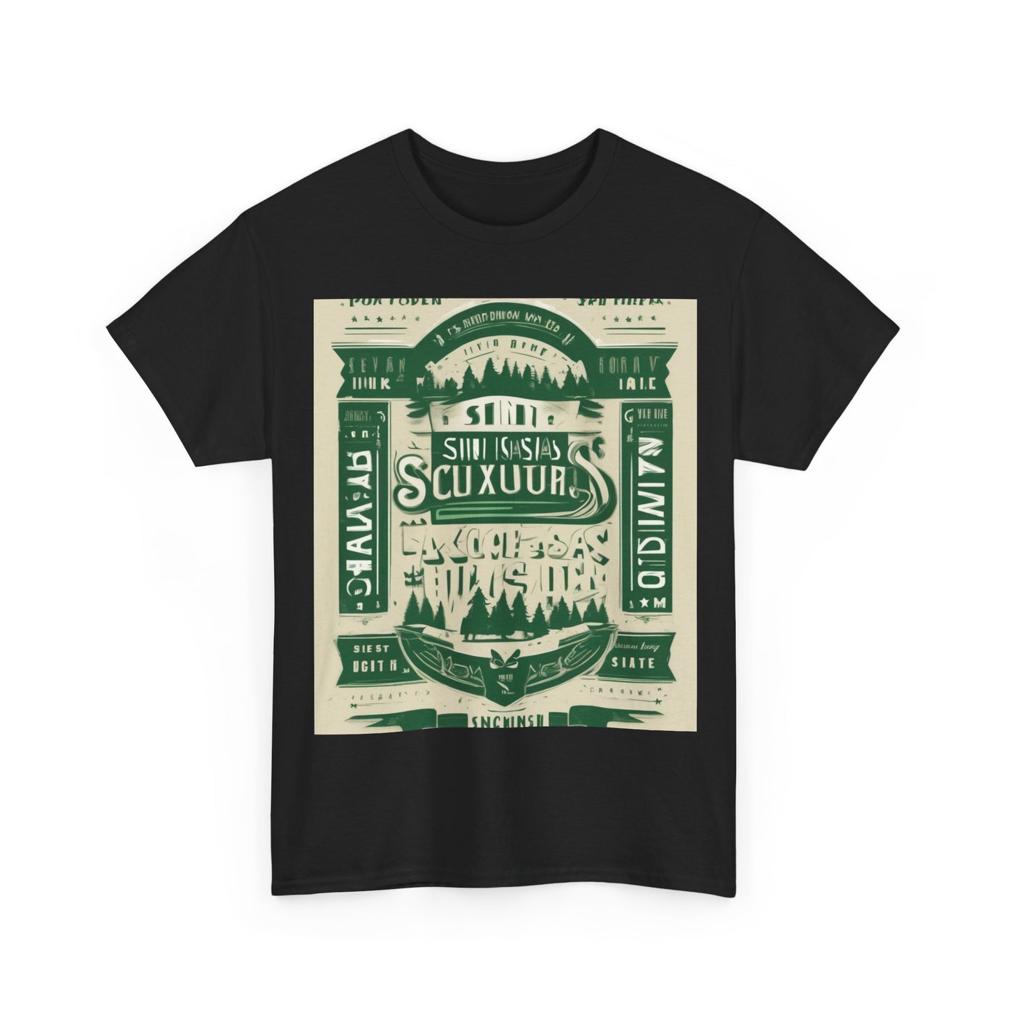 boostlete-rise-grind-type-sin-excusas-banner-monoline-0097 — Unisex Heavy Cotton Tee (Gildan 5000)