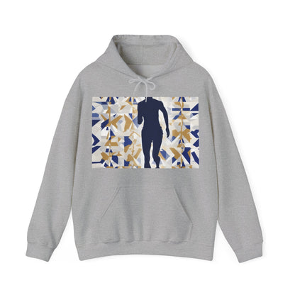 boostlete-recovery-progress-scene-marathoner-matte-geometric-0448 — Unisex Heavy Blend Hooded Sweatshirt (Gildan)