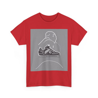boostlete-boost-mode-icon-sneaker-offset-vector-0166 — Unisex Heavy Cotton Tee (Gildan 5000)
