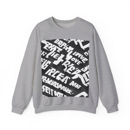 boostlete-pr-season-type-breathe-move-repeat-split-isometric-0017 — Unisex Heavy Blend Crewneck Sweatshirt (Gildan)