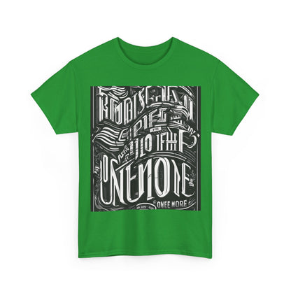 boostlete-mile-by-mile-type-one-more-split-line-art-0001 — Unisex Heavy Cotton Tee (Gildan 5000)