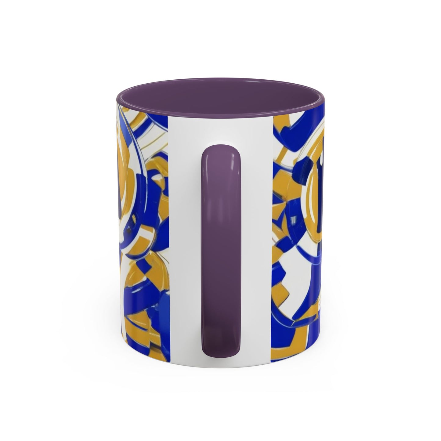 boostlete-field-day-icon-barbell-grainy-line-art-0906 — Accent Mug 11/15oz