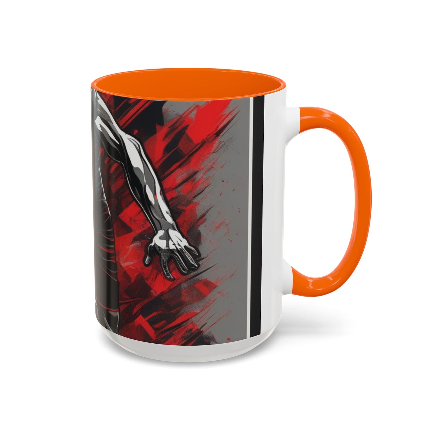 boostlete-field-day-scene-sprinter-glitch-badge-0284 — Accent Mug 11oz/15oz