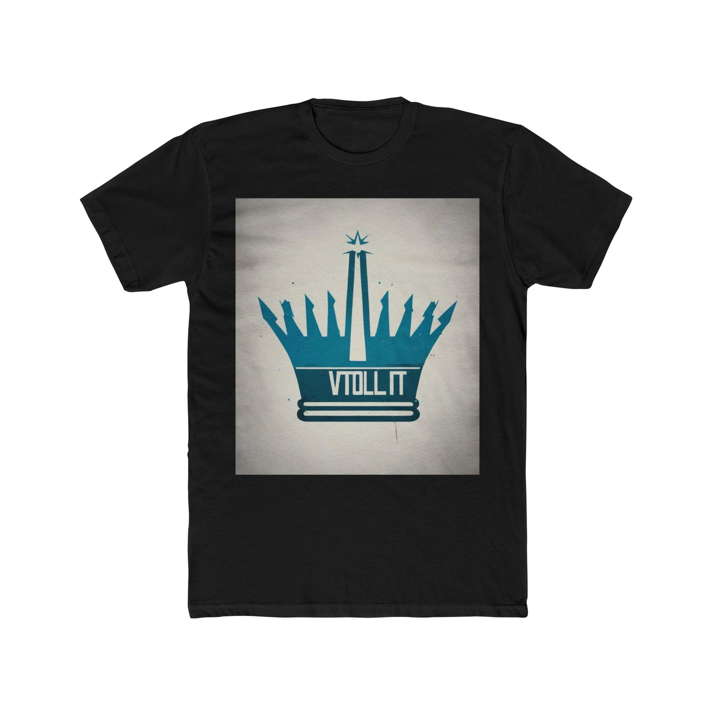 boostlete-am-crew-icon-crown-matte-industrial-0058 — Unisex Cotton Crew Tee (NL 3600)