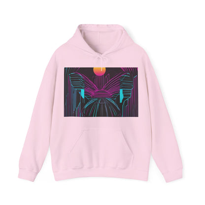 boostlete-rise-grind-icon-sunrise-motion-paper-0962 — Unisex Heavy Blend Hoodie (G18500)