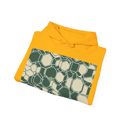 boostlete-iron-intent-pattern-hex-blueprint-0271 — Unisex Heavy Blend Hooded Sweatshirt (Gildan)