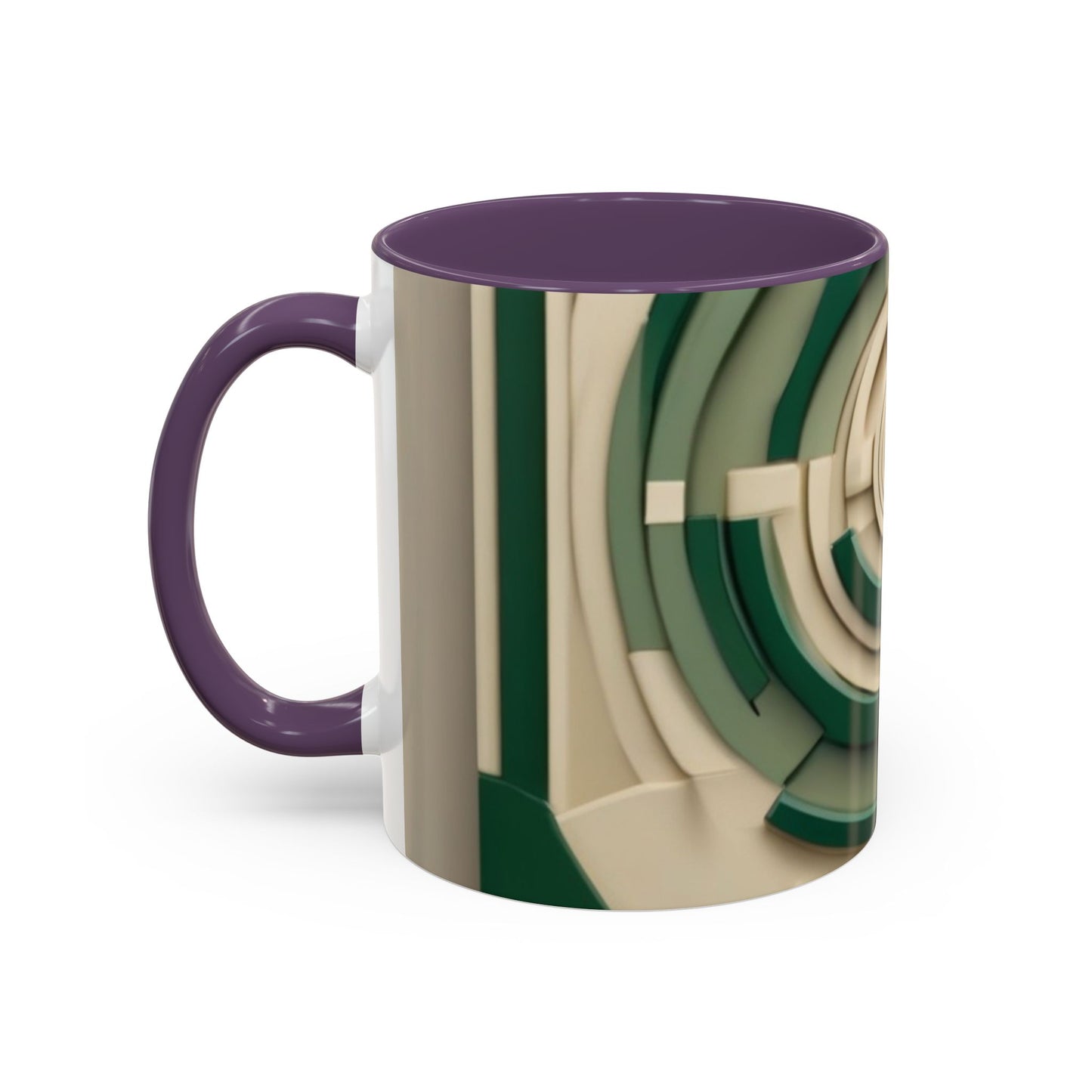 boostlete-mile-by-mile-icon-target-3d-modern-0306 — Accent Mug 11/15oz