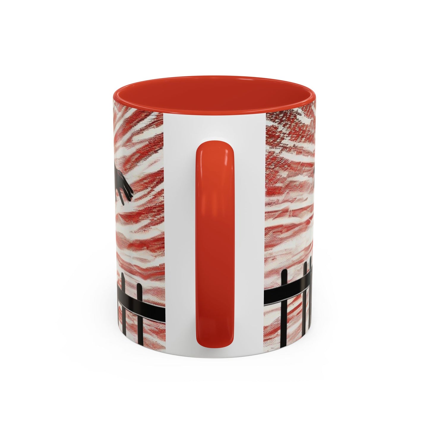 boostlete-recovery-progress-scene-hurdler-halftone-engraved-0212 — Accent Mug 11oz/15oz