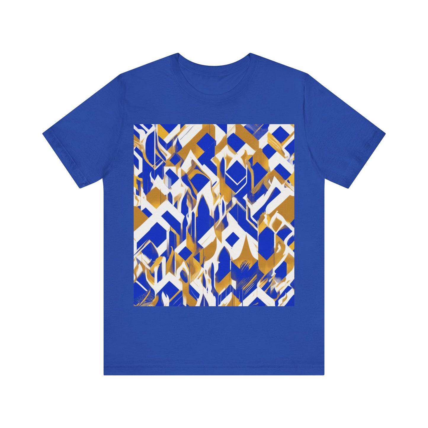 boostlete-field-day-icon-flame-glitch-geometric-0090 — Unisex Jersey Short Sleeve (B+C 3001)
