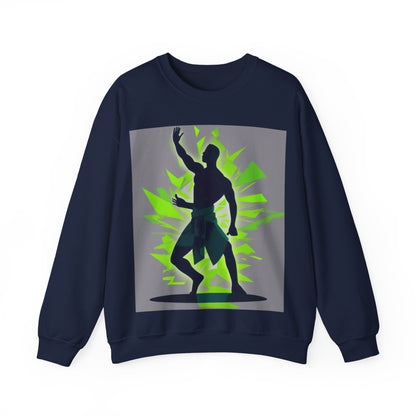 boostlete-mile-by-mile-scene-yogi-offset-isometric-0972 — Unisex Heavy Blend Crewneck (G18000)