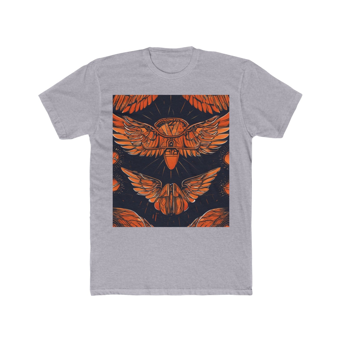 boostlete-field-day-icon-wings-soft-geometric-0298 — Unisex Cotton Crew Tee (NL 3600)