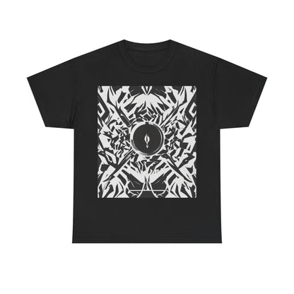 boostlete-am-crew-icon-flame-matte-geometric-0286 — Unisex Heavy Cotton Tee (Gildan 5000)