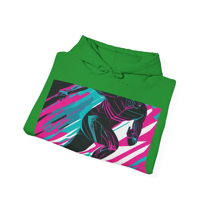 boostlete-mile-by-mile-scene-sprinter-motion-modern-0828 — Unisex Heavy Blend Hoodie (G18500)