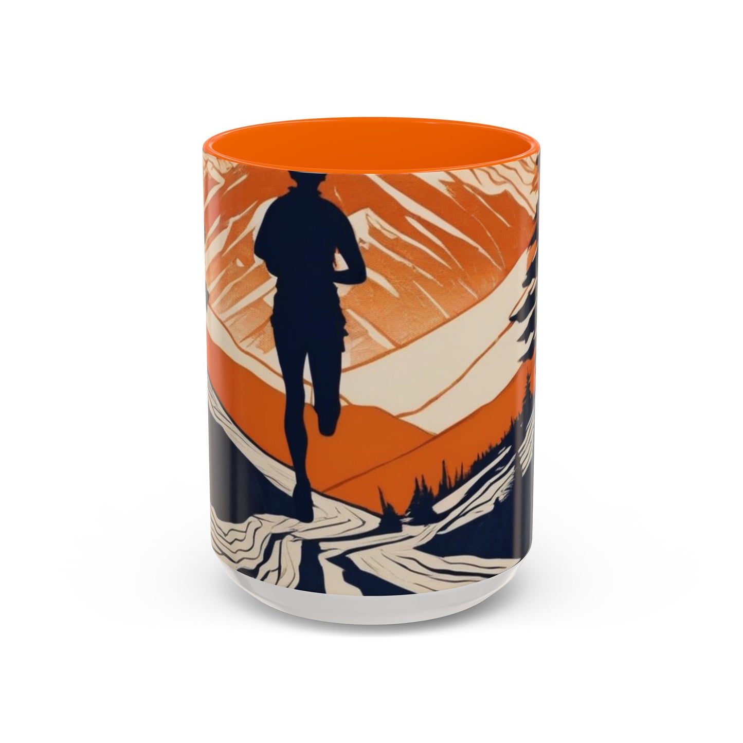 boostlete-iron-intent-scene-trail-glitch-badge-0100 — Accent Mug 11oz/15oz