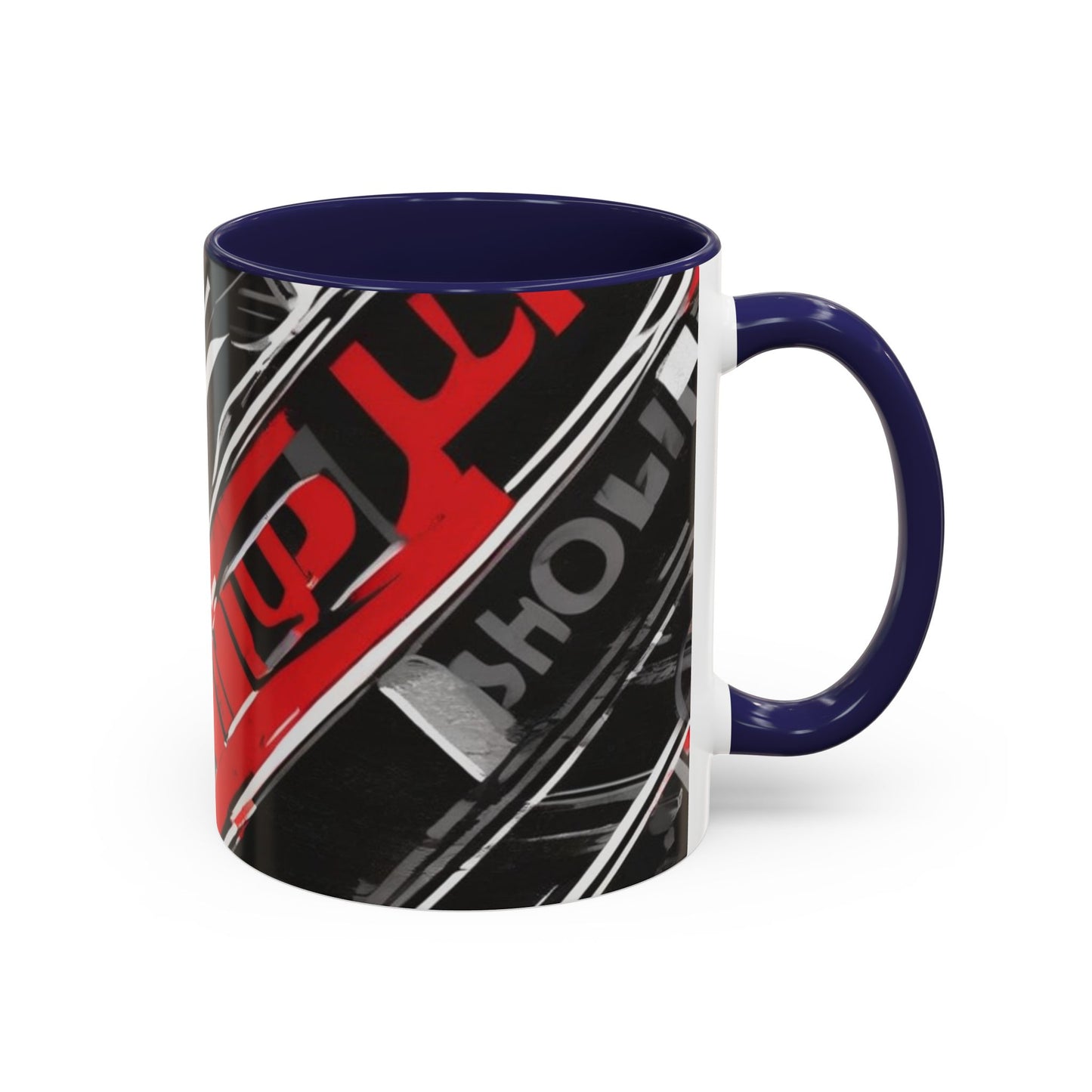 boostlete-recovery-progress-type-show-up-diagonal-paper-0109 — Accent Mug 11oz/15oz