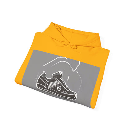 boostlete-boost-mode-icon-sneaker-offset-vector-0166 — Unisex Heavy Blend Hooded Sweatshirt (Gildan)