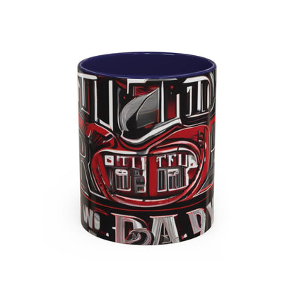 boostlete-boost-mode-type-win-the-day-outline-over-solid-monoline-0477 — Accent Mug 11/15oz