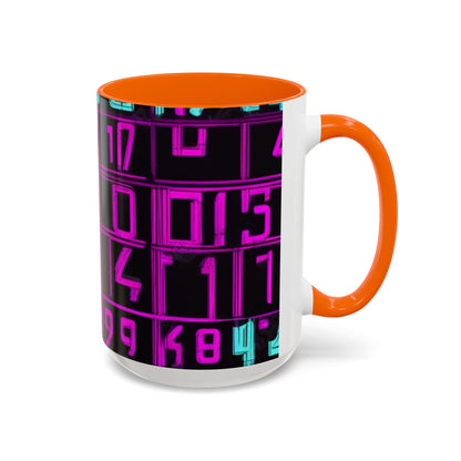boostlete-iron-intent-pattern-plate-number-retro-0227 — Accent Mug 11oz/15oz