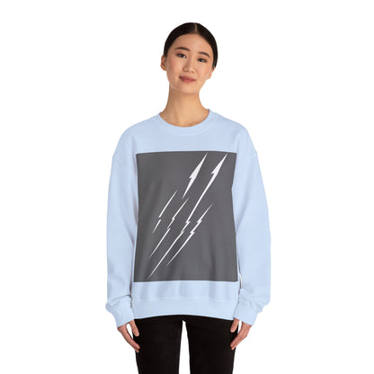 boostlete-boost-mode-icon-lightning-soft-industrial-0446 — Unisex Heavy Blend Crewneck (G18000)