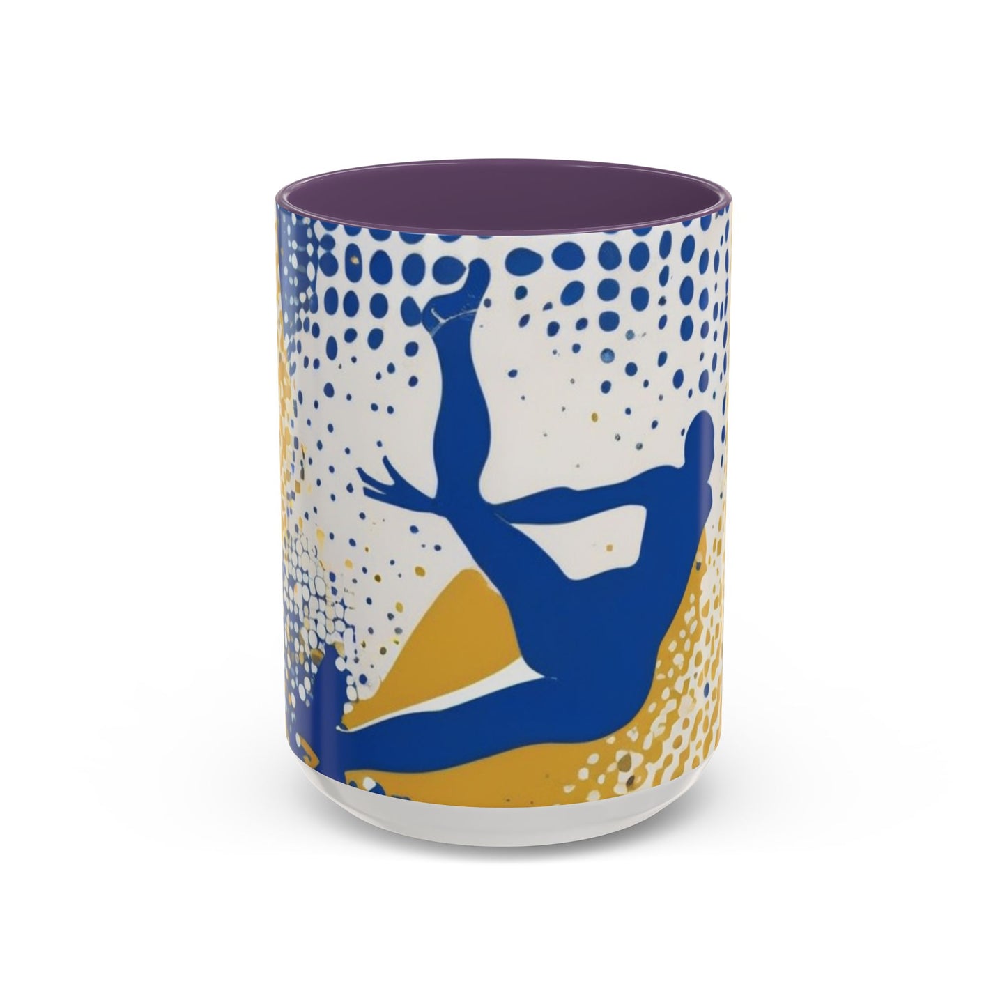 boostlete-field-day-icon-swimmer-halftone-paper-0246 — Accent Mug 11oz/15oz