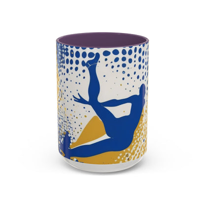 boostlete-field-day-icon-swimmer-halftone-paper-0246 — Accent Mug 11oz/15oz