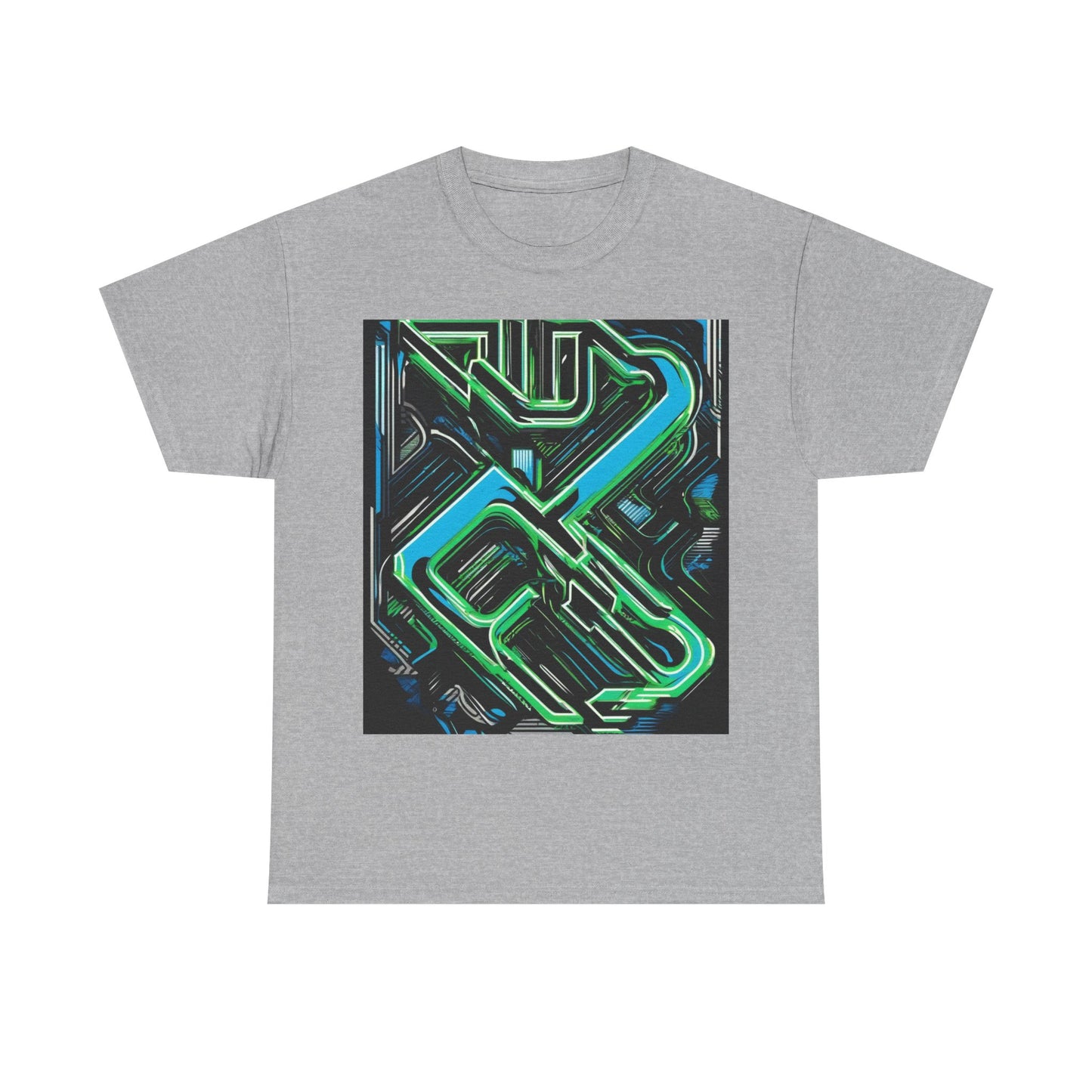 boostlete-boost-mode-type-constancia-gana-diagonal-badge-0185 — Unisex Heavy Cotton Tee (Gildan 5000)