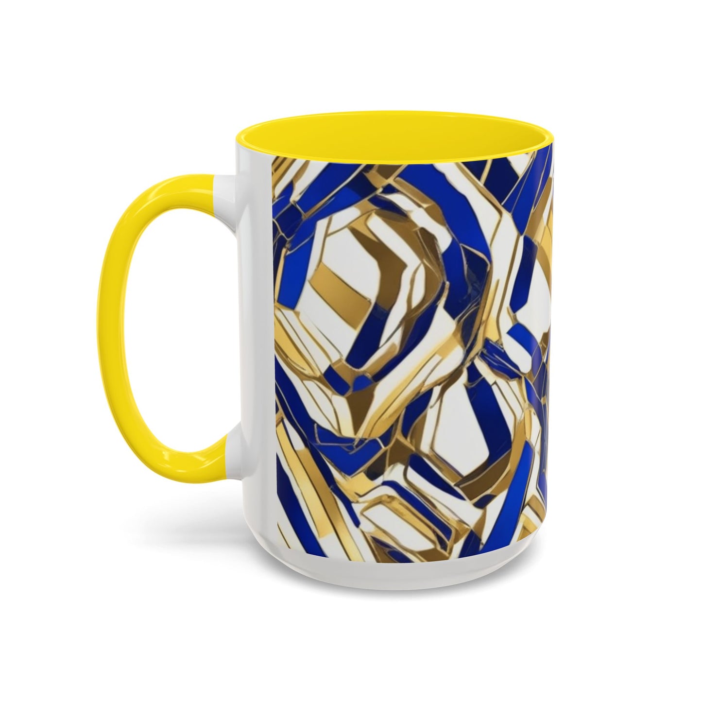 boostlete-boost-mode-pattern-hex-athletic-0611 — Accent Mug 11/15oz
