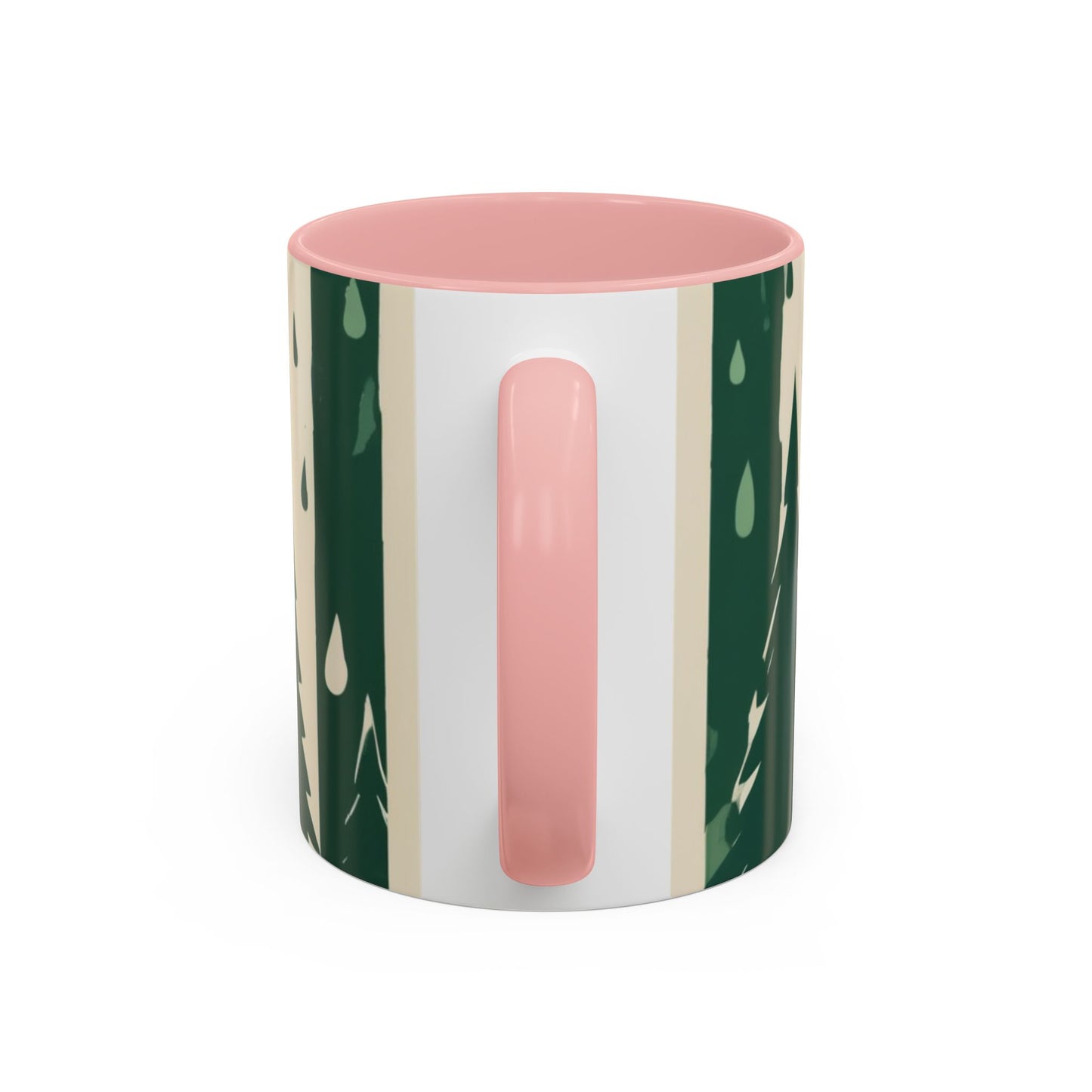 boostlete-quiet-power-icon-water-glitch-retro-0186 — Accent Mug 11oz/15oz
