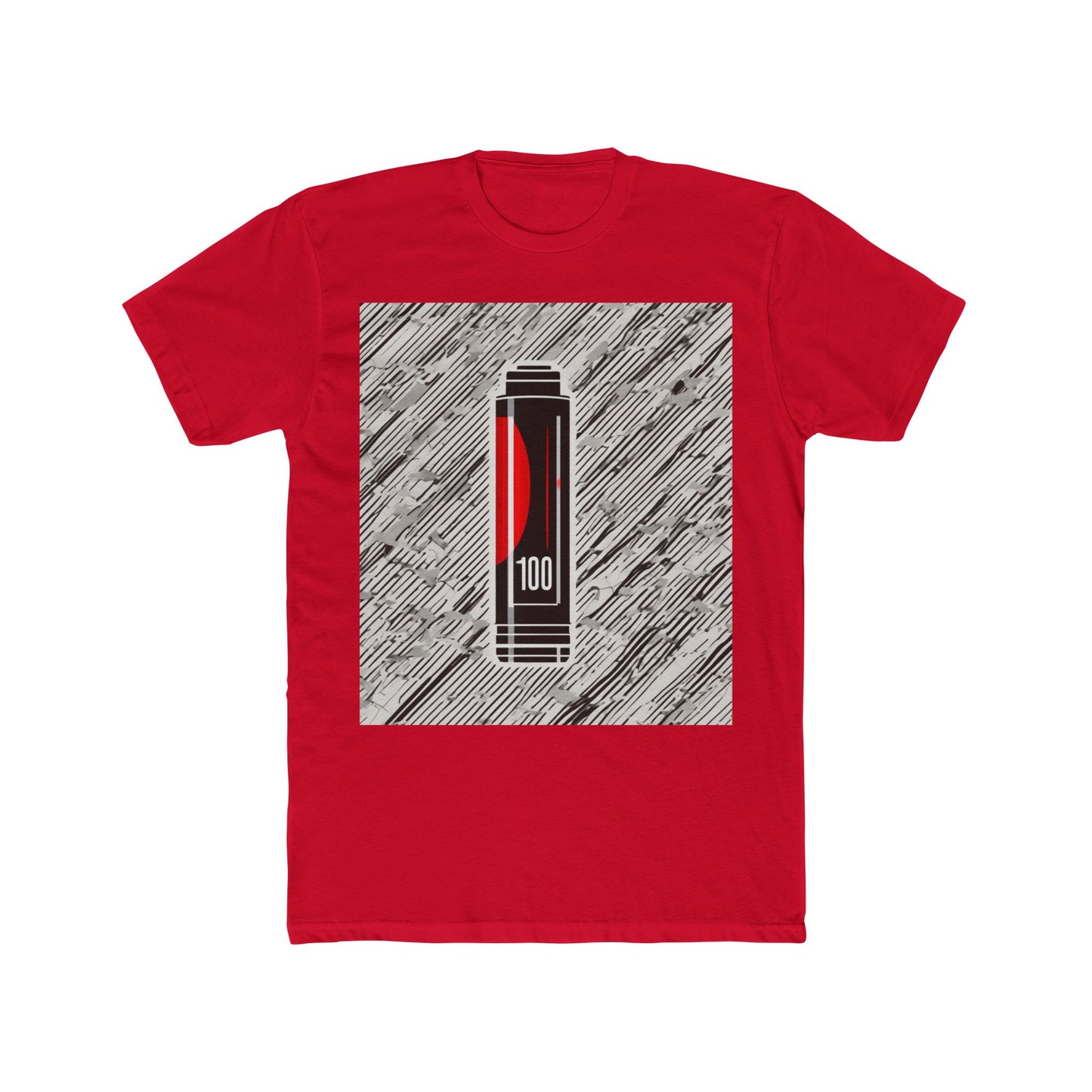 boostlete-rise-grind-icon-battery-motion-badge-0266 — Unisex Cotton Crew Tee (NL 3600)