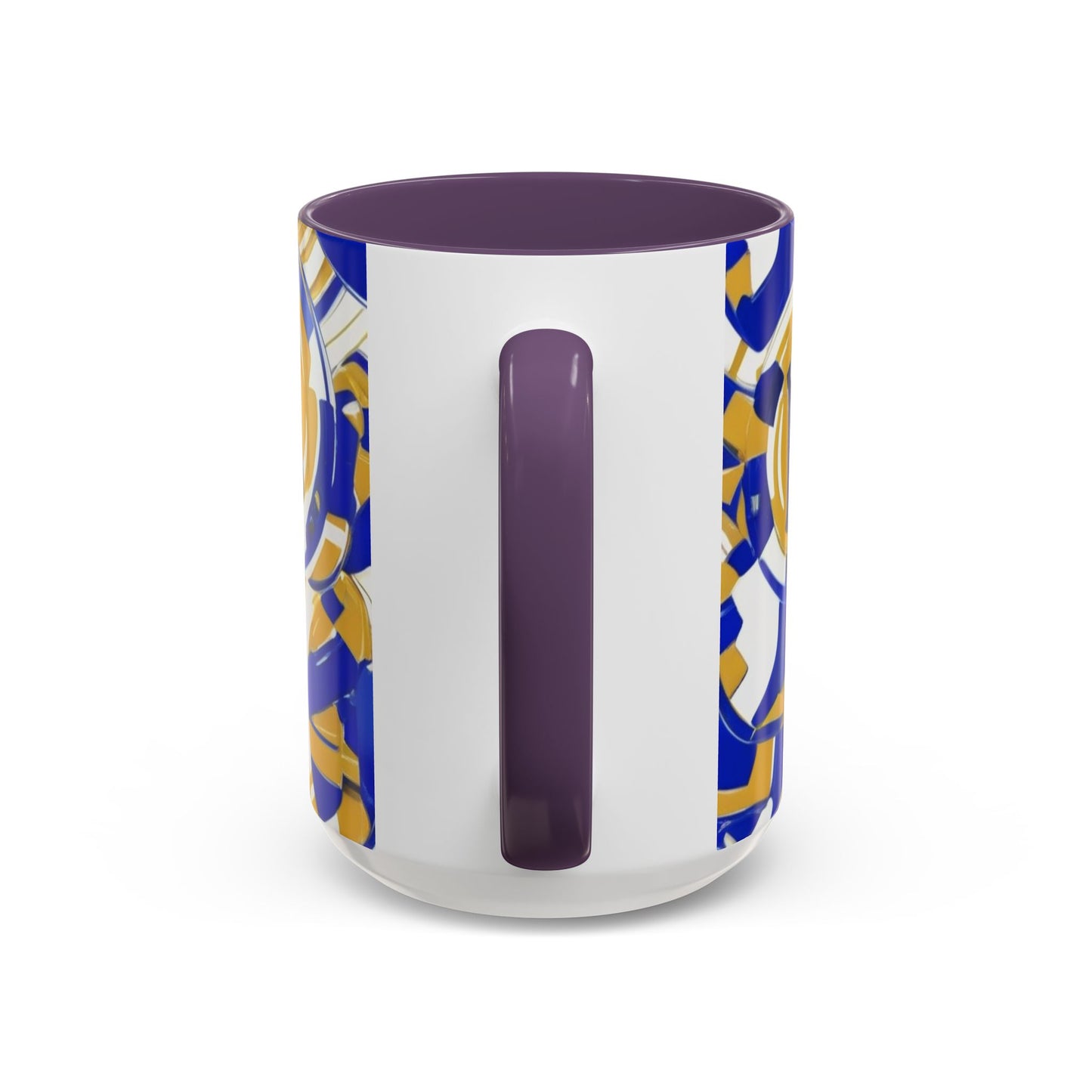 boostlete-field-day-icon-barbell-grainy-line-art-0906 — Accent Mug 11/15oz