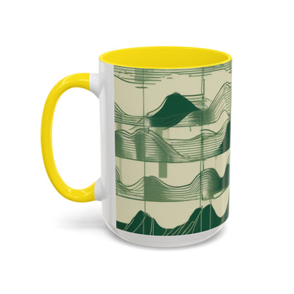 boostlete-mile-by-mile-pattern-audio-blueprint-0971 — Accent Mug 11/15oz