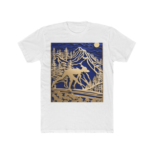 boostlete-recovery-progress-scene-trail-3d-paper-0176 — Unisex Cotton Crew Tee (NL 3600)