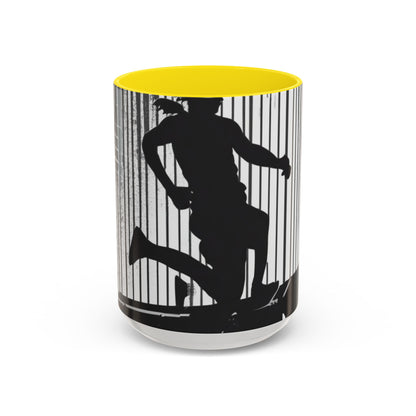 boostlete-am-crew-scene-hurdler-halftone-badge-0956 — Accent Mug 11/15oz