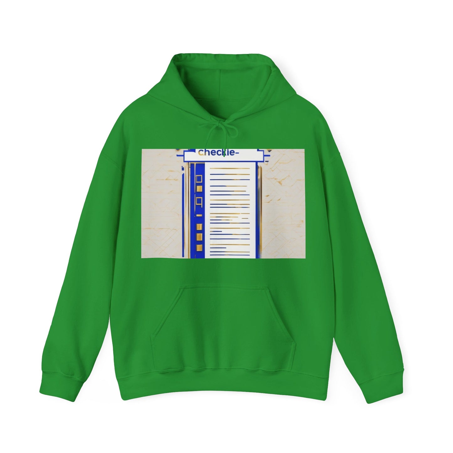 boostlete-am-crew-icon-checklist-glitch-badge-0018 — Unisex Heavy Blend Hooded Sweatshirt (Gildan)
