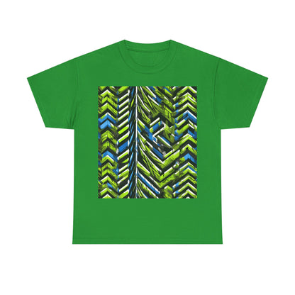 boostlete-rise-grind-pattern-chevron-isometric-0195 — Unisex Heavy Cotton Tee (Gildan 5000)
