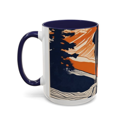 boostlete-iron-intent-scene-trail-glitch-badge-0100 — Accent Mug 11oz/15oz