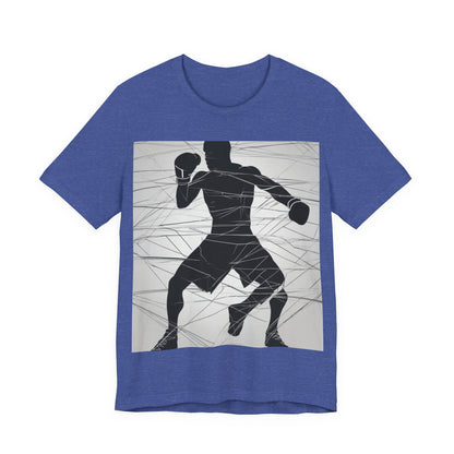 boostlete-mile-by-mile-scene-boxer-motion-geometric-0028 — Unisex Jersey Short Sleeve (B+C 3001)