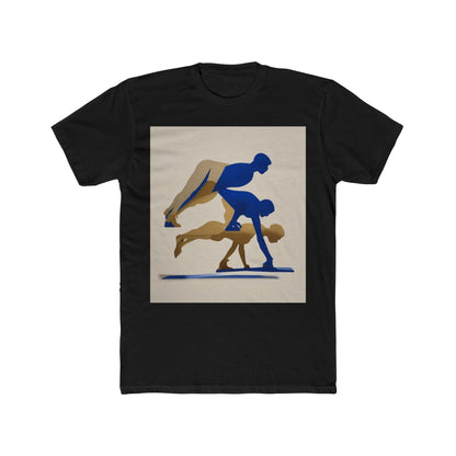 boostlete-mile-by-mile-scene-push-up-duotone-paper-0040 — Unisex Cotton Crew Tee (NL 3600)