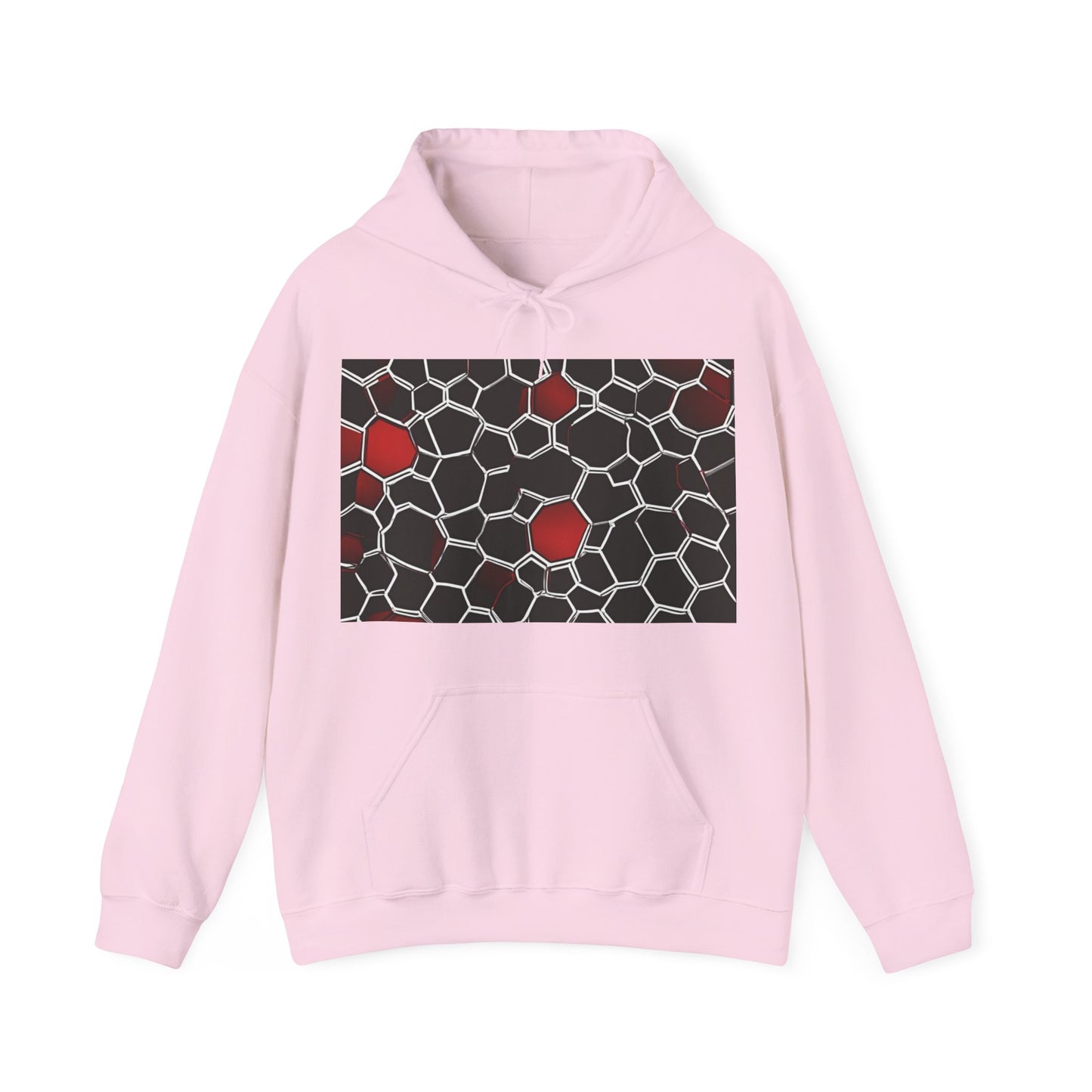 boostlete-quiet-power-pattern-hex-vector-0039 — Unisex Heavy Blend Hoodie (G18500)