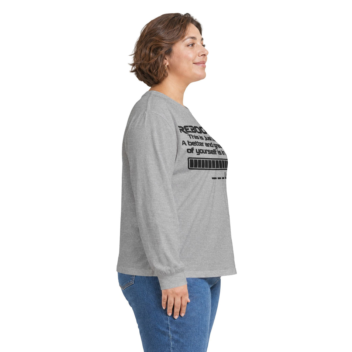 Rebooting This Is Just Temporary Long Sleeve Tee