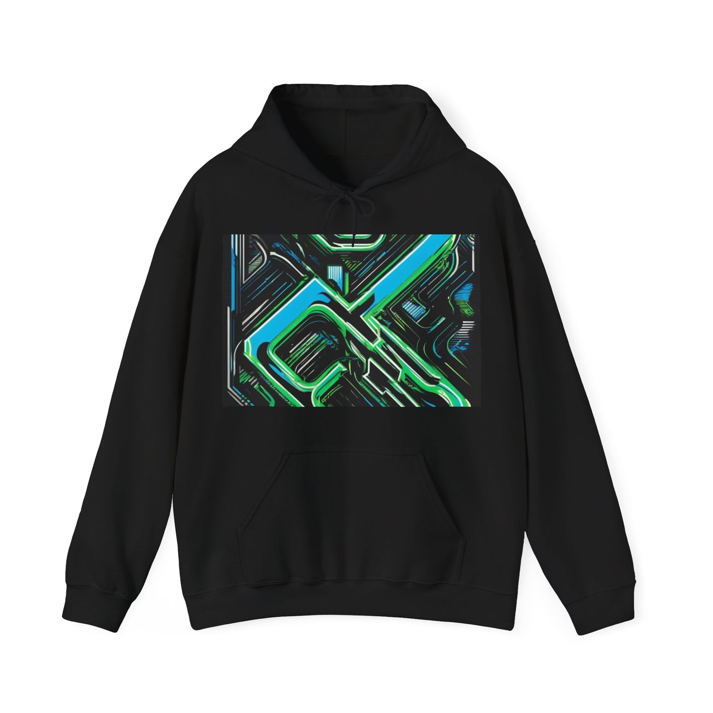 boostlete-boost-mode-type-constancia-gana-diagonal-badge-0185 — Unisex Heavy Blend Hooded Sweatshirt (Gildan)